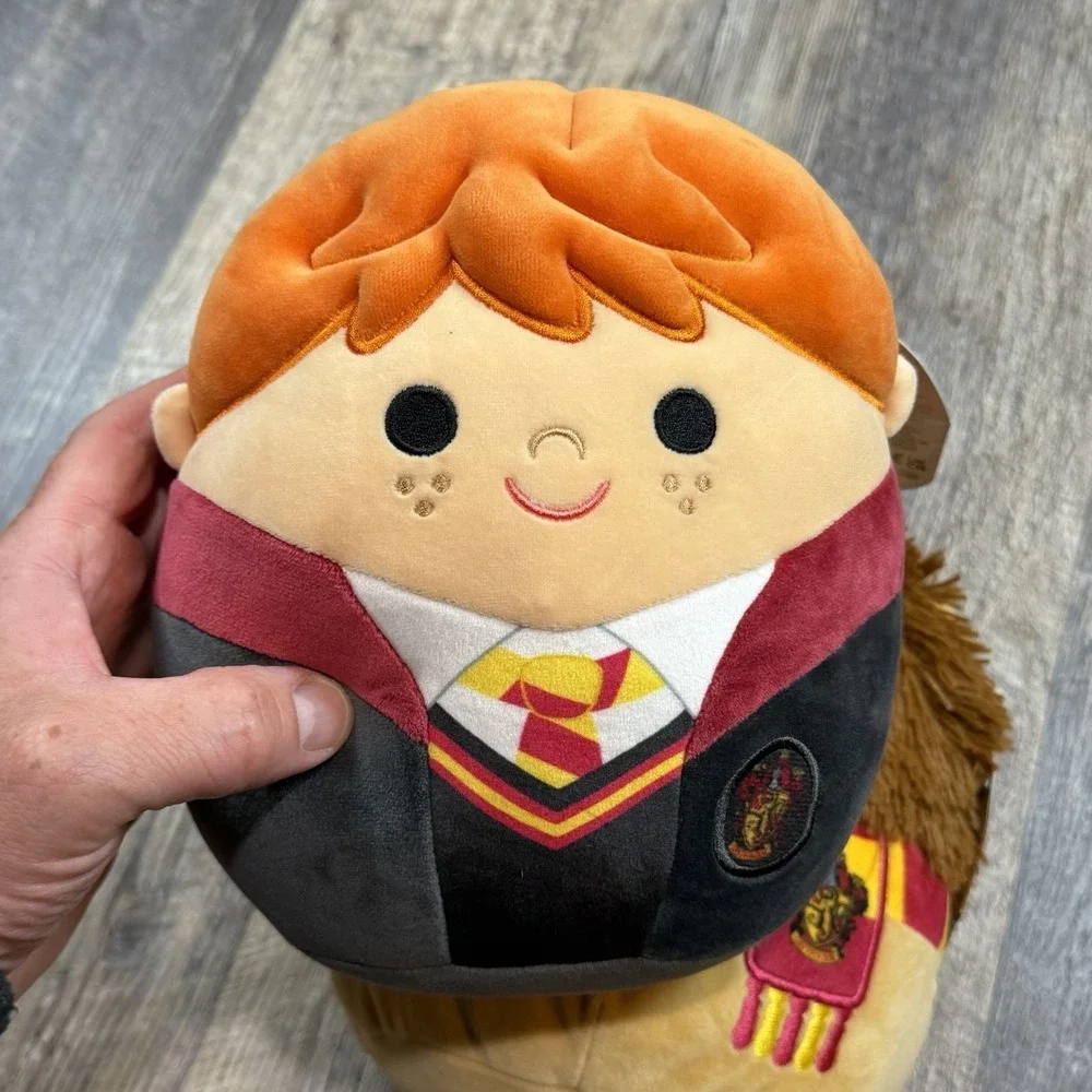 Squishmallows Harry Potter Ron Weasley & Gryffindor Lion Plush 8